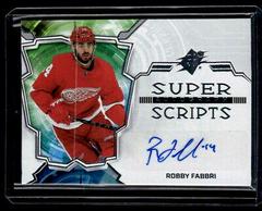 Robby Fabbri #SS-RF Hockey Cards 2022 SPx Superscripts Autographs Prices
