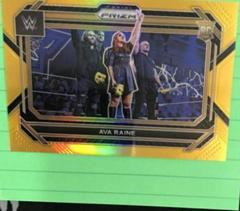 Ava Raine [Under Card Gold] #56 Wrestling Cards 2023 Panini Prizm WWE Prices