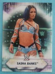 Sasha Banks [Aqua] Wrestling Cards 2021 Topps WWE Prices