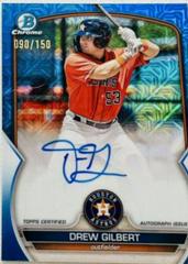 Drew Gilbert [Blue] #BMA-DGT Baseball Cards 2023 Bowman Chrome Prospect Mega Box Autographs Prices