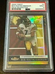 Ben Roethlisberger [Gold Refractor] #5 Football Cards 2008 Topps Finest Prices