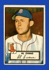 Al Evans Baseball Cards 1952 Topps Prices