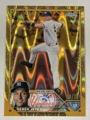 Derek Jeter [Wave Gold] #2 Baseball Cards 2023 Topps Gilded Collection Prices