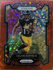 Calvin Austin III [Red] #255 Football Cards 2023 Panini Prizm No Huddle Prices