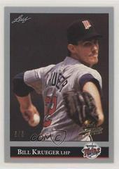 Bill Krueger [Gold] Baseball Cards 1992 Leaf Prices