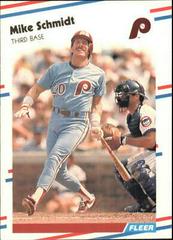 Mike Schmidt #315 Baseball Cards 1988 Fleer Glossy Prices