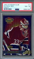 Patrick Roy [Members Only] Hockey Cards 1993 Stadium Club Finest Prices