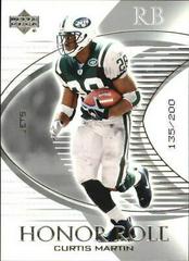 Curtis Martin [Silver] #70 Football Cards 2003 Upper Deck Honor Roll Prices