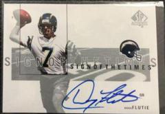 Doug Flutie Football Cards 2001 SP Authentic Sign of the Times Prices