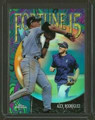 Alex Rodriguez [Refractor] #FF1 Baseball Cards 1999 Topps Chrome Fortune 15 Prices