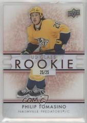 Philip Tomasino [Red] Hockey Cards 2021 Upper Deck Ovation UD Glass Rookies Prices