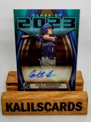 Colt Emerson [Gold] Baseball Cards 2023 Bowman Draft Class of Autographs Prices