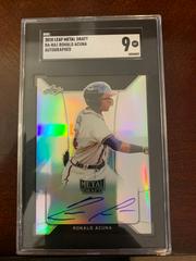 Ronald Acuna Baseball Cards 2018 Leaf Metal Draft Autograph Prices