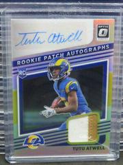 Tutu Atwell Football Cards 2021 Panini Donruss Optic Rookie Patch Autographs Prices