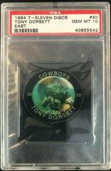 Tony Dorsett [East] #XII Football Cards 1984 7 Eleven Discs Prices