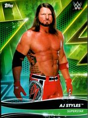 AJ Styles #2 Wrestling Cards 2021 Topps WWE Superstars Prices