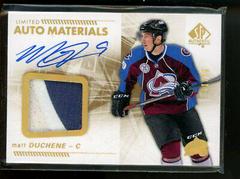 Matt Duchene [Limited Patch Autograph] #9 Hockey Cards 2016 SP Authentic Prices