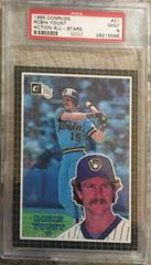 Robin Yount #21 Baseball Cards 1985 Donruss Action All Stars Prices
