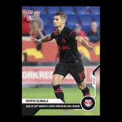 Patryk Klimala #147 Soccer Cards 2021 Topps Now MLS Prices