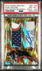 Karl Malone #SS-KM Basketball Cards 2015 Panini Spectra Spectacular Swatch Signatures Prizms Prices
