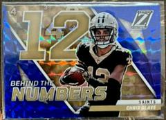 Chris Olave [Blue] #BN-CO Football Cards 2022 Panini Zenith Behind the Numbers Prices