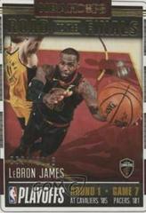 LeBron James #45 Basketball Cards 2018 Panini Hoops Road to the Finals Prices