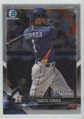 Carlos Correa #BNR-CC Baseball Cards 2018 Bowman Chrome National Convention Prices