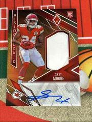 Skyy Moore [Gloves] Football Cards 2022 Panini Phoenix Rising Rookie Material Signature Prices