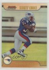 Kevin Faulk [Refractor] Football Cards 1999 Bowman Chrome Scout's Choice Prices