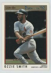 Ozzie Smith Baseball Cards 1992 O Pee Chee Premier Prices