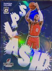 Damian Lillard [Blue] #5 Basketball Cards 2020 Panini Donruss Optic Splash Prices