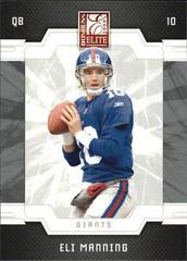 Eli Manning Football Cards 2009 Panini Donruss Elite Prices