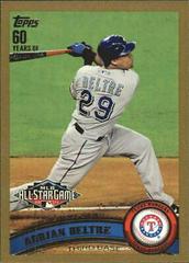 Adrian Beltre [Gold] #US163 Baseball Cards 2011 Topps Update Prices