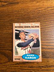 Hank Aaron #394 Baseball Cards 1962 Topps Prices