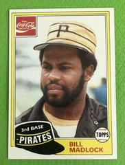 Bill Madlock #6 Baseball Cards 1981 Coca Cola Prices