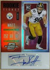 T.J. Watt [Autograph Red] Football Cards 2017 Panini Contenders Optic Prices