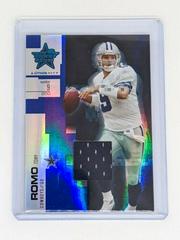 Tony Romo [Material Sapphire] #1 Football Cards 2007 Leaf Rookies & Stars Longevity Prices