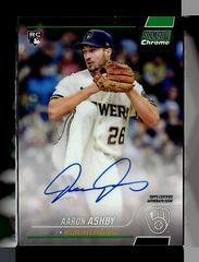 Aaron Ashby [Green] Baseball Cards 2022 Stadium Club Chrome Autographs Prices