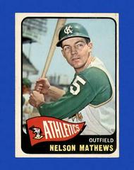 Nelson Mathews #87 Baseball Cards 1965 Topps Prices