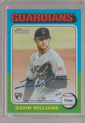Gavin Williams #ROA-GW Baseball Cards 2024 Topps Heritage Real One Autograph Prices