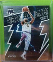 LeBron James #6 Basketball Cards 2021 Panini Mosaic Thunder Lane Prices