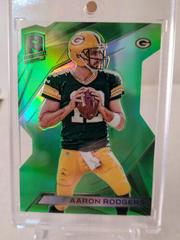 Aaron Rodgers [Neon Green Die Cut] Football Cards 2015 Panini Spectra Prices