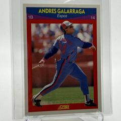 Andres Galarraga Baseball Cards 1990 Score Superstars Prices