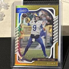 Matthew Stafford [Signature Gold Stars] #34 Football Cards 2022 Panini Absolute Prices