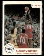 Clemon Johnson Basketball Cards 1985 Star Prices