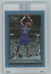 Alonzo Mourning [Blue] #170 Basketball Cards 2021 Panini One and One Prices