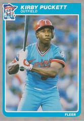 Kirby Puckett Baseball Cards 1985 Fleer Prices