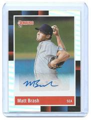 Matt Brash [Holo] Baseball Cards 2022 Panini Donruss Retro 1988 Signatures Prices