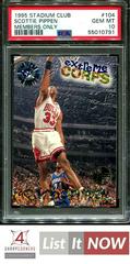 Scottie Pippen [Members Only] #104 Basketball Cards 1995 Stadium Club Prices