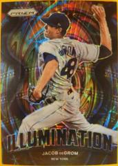 Jacob deGrom [Navy Blue Kaleidoscope Prizm] #IL-1 Baseball Cards 2022 Panini Prizm Illumination Prices